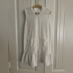 JANIE AND JACK hooded terry swim coverup. Size 7.